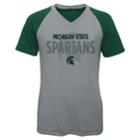 Girls 7-16 Michigan State Spartans Decoder Tee, Size: M 10-12, Grey