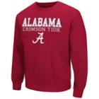 Men's Alabama Crimson Tide Fleece Sweatshirt, Size: Medium, Dark Red