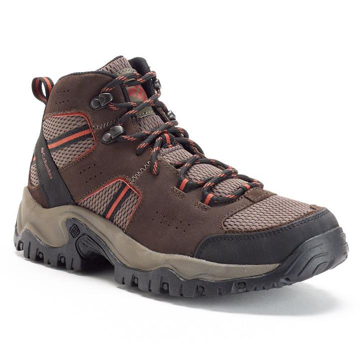 Columbia Klamath Falls Men's Mid-top Hiking Boots, Size: Medium (8.5), Brown