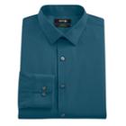 Men's Apt. 9&reg; Extra-slim Solid Stretch Dress Shirt, Size: 16.5-34/35, Turquoise/blue (turq/aqua)