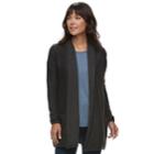 Women's Sonoma Goods For Life&trade; Shawl Collar Cardigan, Size: Xl, Dark Grey