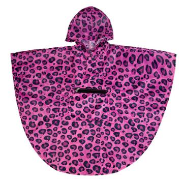 Wildkin Leopard Poncho - Kids 4-7, Girl's, Size: S(4-7), Pink