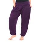 Plus Size White Mark Harem Pants, Women's, Size: 2xl, Purple