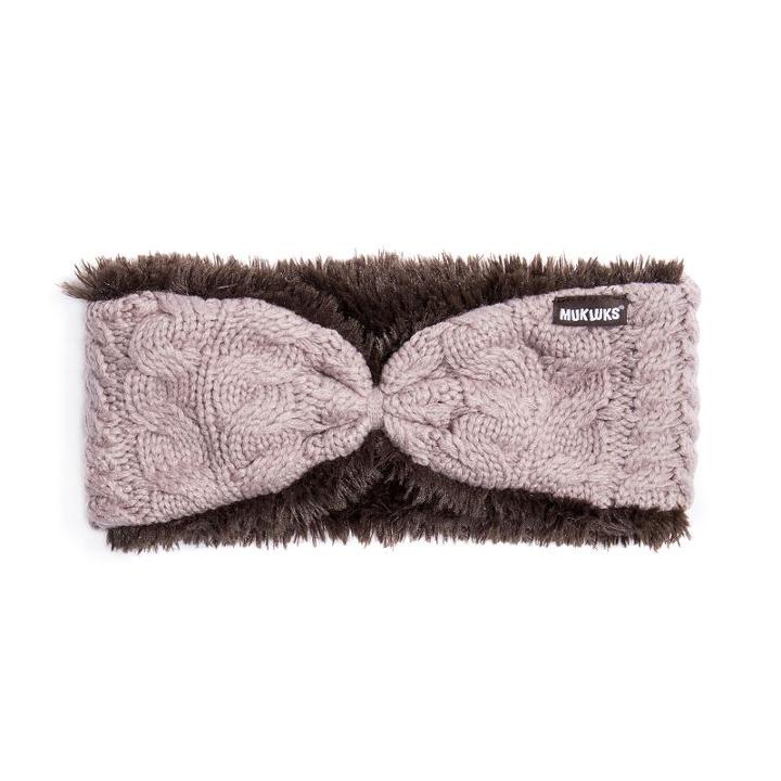 Women's Muk Luks Faux-fur Reversible Headband, Size: Fits Most, Lt Purple