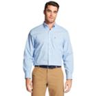 Men's Izod Premium Essentials Classic-fit Plaid Stretch Button-down Shirt, Size: Large, Blue
