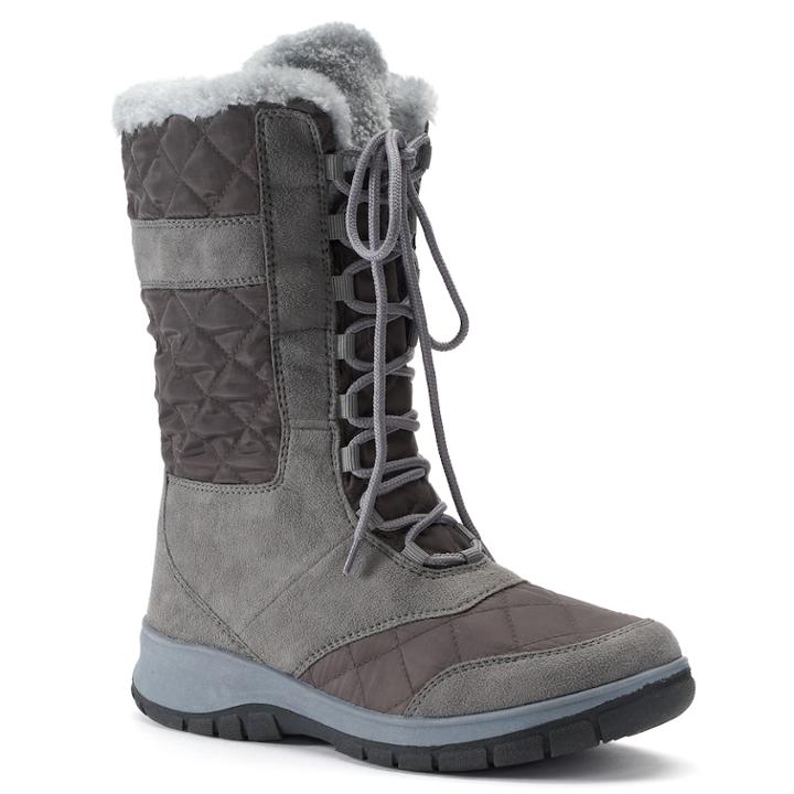 Itasca Maggie Ii Women's Water Resistant Winter Boots, Size: 8, Grey