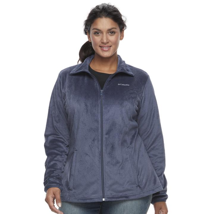 Plus Size Columbia Blustery Summit Fleece Jacket, Women's, Size: 2xl, Purple Oth