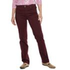 Women's Croft & Barrow&reg; Effortless Stretch Straight-leg Pants, Size: 2 Short, Drk Purple