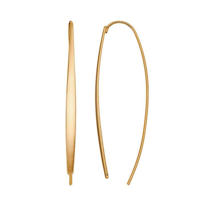 Apt. 9&reg; Stick Drop Earrings, Women's, Drk Yellow