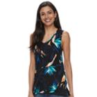 Women's Apt. 9&reg; Lace-up Tank, Size: Large, Black