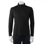 Men's Tek Gear Quarter-zip Top, Size: Small, Black