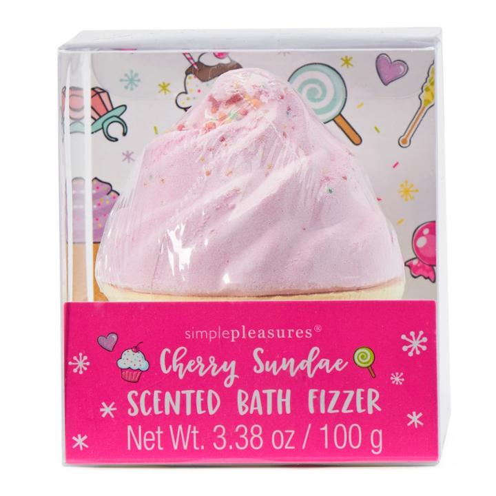 Simple Pleasures Cherry Sundae Bath Fizzer, Multi