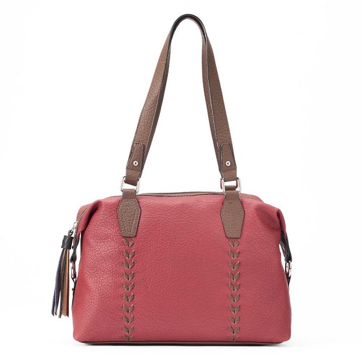 Rosetti Casual Crossing Satchel, Women's, Med Red