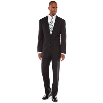 Big & Tall Croft & Barrow&reg; Classic-fit Unhemmed Suit, Men's, Size: 50r 44, Black
