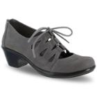 Easy Street Gildy Women's Ghillie Casual Shoes, Size: Medium (5), Grey