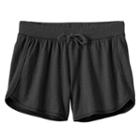 Girls 7-16 & Plus Size So&reg; Wash Effect Shortie Shorts, Girl's, Size: 14 1/2, Black