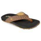 Skechers Relaxed Fit Velmen Erever Men's Flip Flop Sandals, Size: 11, Dark Brown