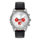 Game Time, Men's Calgary Flames Letterman Watch, Black