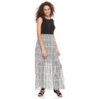 Women's Apt. 9&reg; Colorblock Chiffon Maxi Dress, Size: Medium, Ovrfl Oth