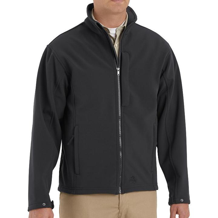 Men's Red Kap Soft Shell Jacket, Size: Xl, Black