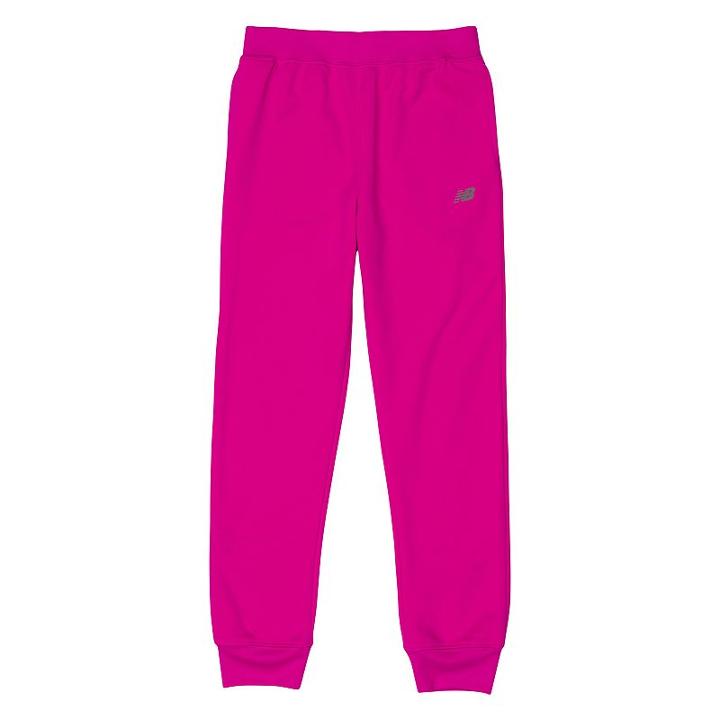 Girls 4-6x New Balance Microfleece Athletic Jogger Pants, Girl's, Size: 6, Med Pink