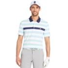 Men's Izod Hero Classic-fit Engineer-striped Performance Golf Polo, Size: Xl, Turquoise/blue (turq/aqua)