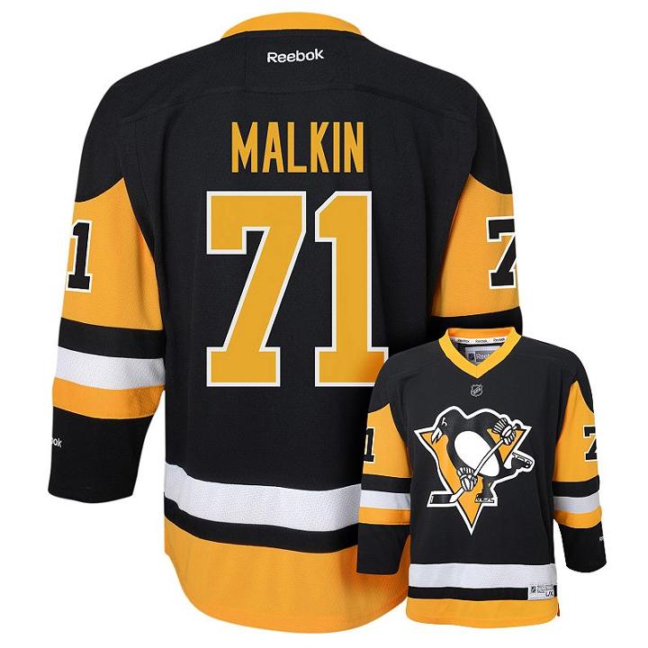 Boys 8-20 Reebok Pittsburgh Penguins Evgeni Malkin Jersey, Boy's, Size: L-xl, Black