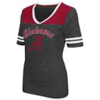 Women's Campus Heritage Alabama Crimson Tide Twist V-neck Tee, Size: Small, Dark Red