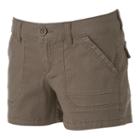 Juniors' Unionbay Stretch Twill Shortie Shorts, Teens, Size: 13, Red/coppr (rust/coppr)