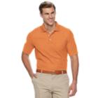 Big & Tall Croft & Barrow&reg; Classic-fit Easy-care Pique Performance Pocket Polo, Men's, Size: 3xl Tall, Med Orange