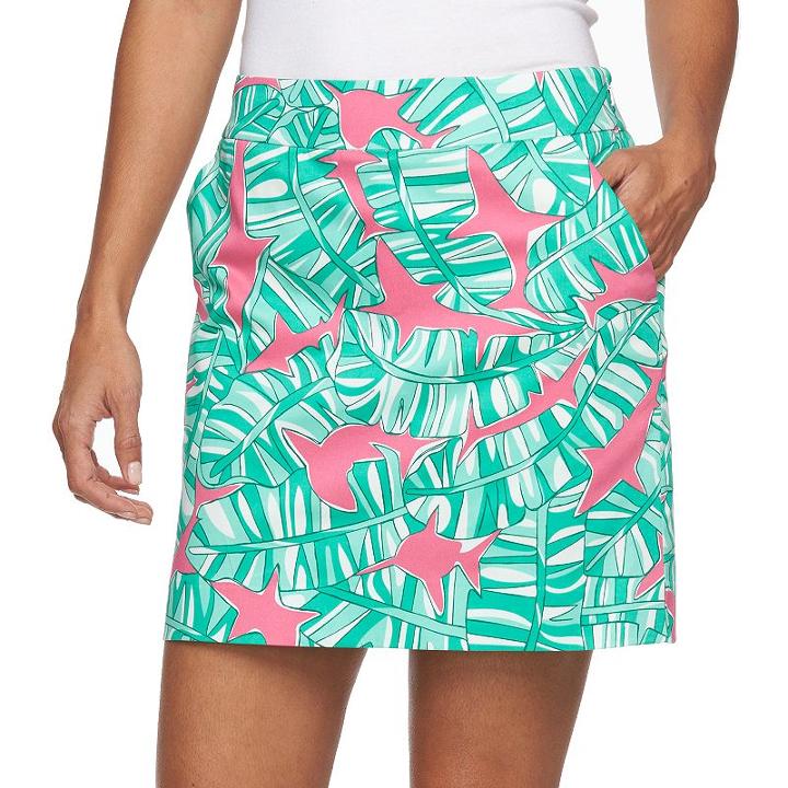 Women's Loudmouth Golf Banana Beach Skort, Size: 8, Brt Pink