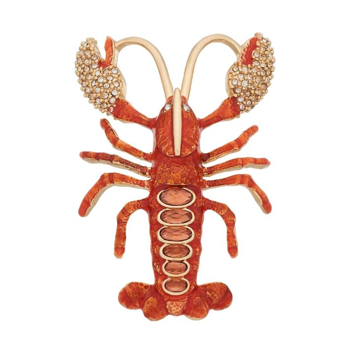 Napier Lobster Pin, Women's, Brt Red
