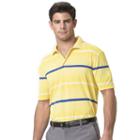 Men's Chaps Classic-fit Striped Performance Golf Polo, Size: Small, Yellow