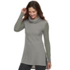 Women's Sonoma Goods For Life&trade; Textured Cowlneck Tunic, Size: Xl, Med Green