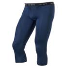 Big & Tall Tek Gear&reg; Dry Tek Base Layer Three-quarter Length Pants, Men's, Size: L Tall, Blue (navy)