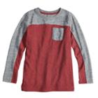 Boys 4-12 Sonoma Goods For Life&trade; Colorblock Pocket Tee, Size: 7, Dark Red