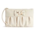 Apt. 9&reg; Bobby Bow Rfid-blocking Wristlet, Women's, White