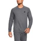 Men's Under Armour Rival Fleece Crew Fleece, Size: Medium, Grey
