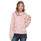 Juniors' So&reg; Hooded Utility Jacket, Teens, Size: Xl, Brt Pink