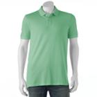 Men's Sonoma Goods For Life&trade; Flexwear Classic-fit Pique Polo, Size: Medium, Med Green