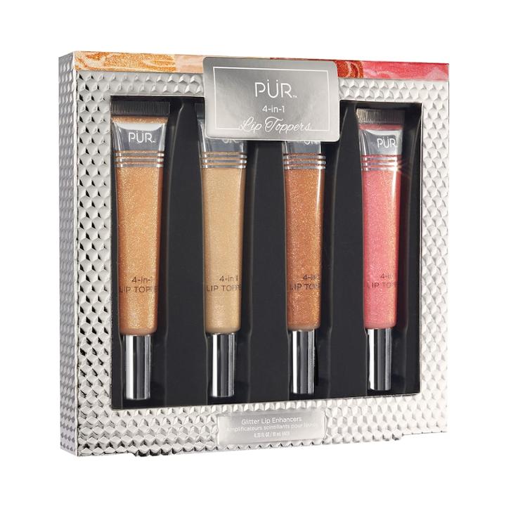 Pur 4-in-1 Lip Toppers Glittery Lip Gloss, Multicolor