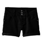 Girls 7-16 & Plus Size So&reg; Braided Belt Loop High-waist Shorts, Girl's, Size: 12, Black