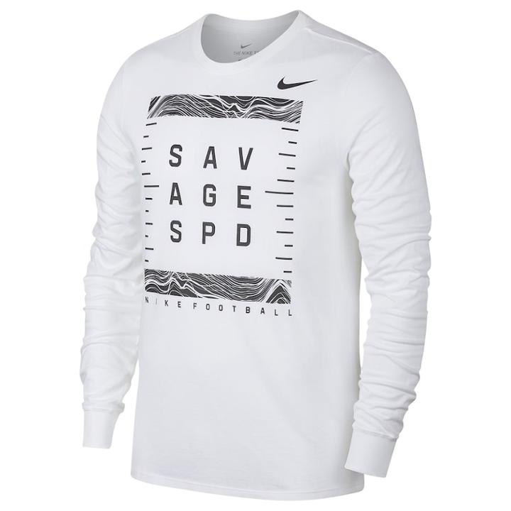 Men's Nike Dri-fit Savage Tee, Size: Xxl, White