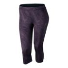 Plus Size Nike Power Essential Workout Crop Leggings, Women's, Size: 1xl, Purple