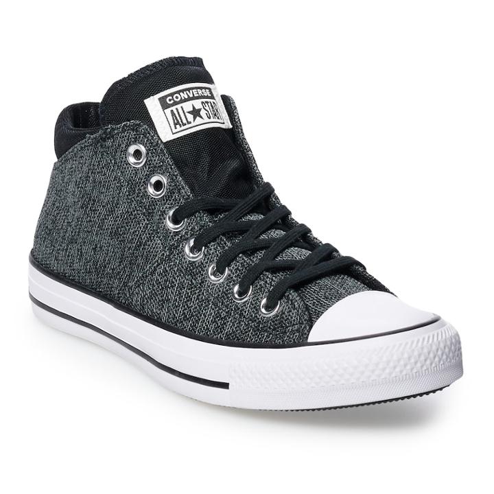 Women's Converse Chuck Taylor All Star Madison Mid Sneakers, Size: 8, Black