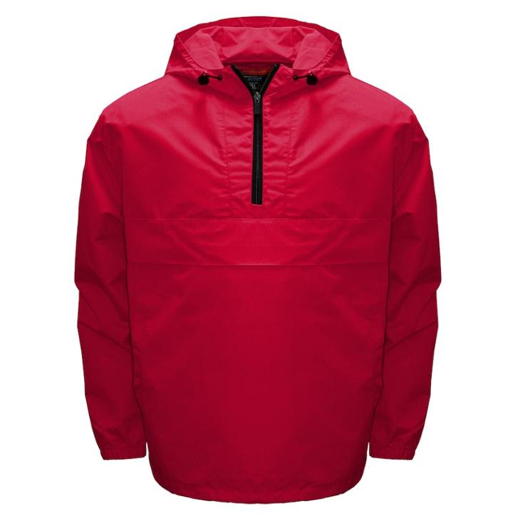 Men's Franchise Club Swift Anorak Quarter-zip Pullover Jacket, Size: Xxl, Brt Red