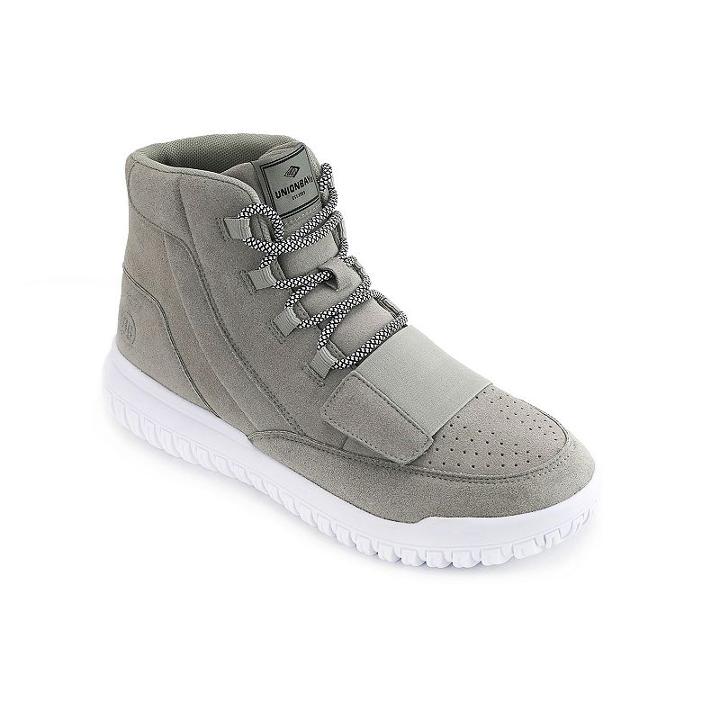 Unionbay Airway Men's High-top Sneakers, Size: Medium (7), Grey