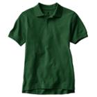 Boys 8-20 Husky Chaps Solid Pique School Uniform Polo, Boy's, Size: 18 Husky, Green Oth