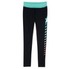 Girls 7-16 & Plus Size So&reg; Foldover Yoga Leggings, Girl's, Size: 10, Turquoise/blue (turq/aqua)