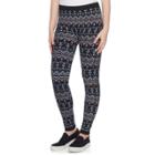 Juniors' Pink Republic Seamless Lined Leggings, Teens, Size: Medium, Multi Color Tribal